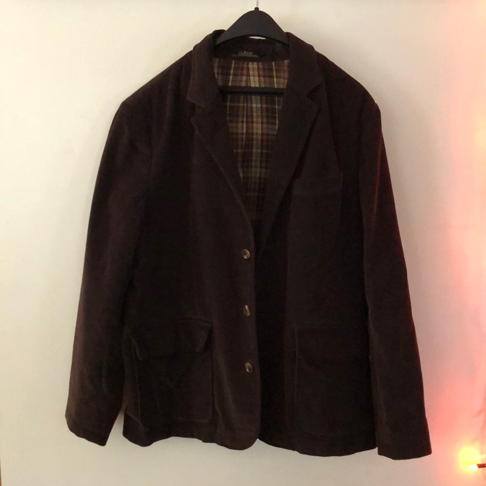 LLBean corduroy men’s blazer